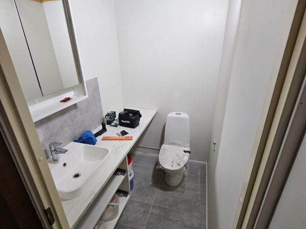 WC-tilan remontti 3